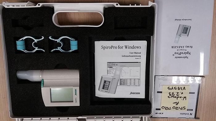 Used For Sale JAEGER SpiroPro + Kit (Case) Spirometer