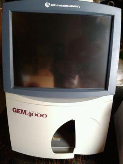 Used For Sale INSTRUMENTATION LABORATORY GEM Premier 4000 Blood Gas Analyzer