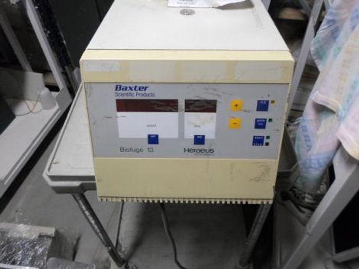 Used For Sale BAXTER BIOFUGE 13 Centrifuge