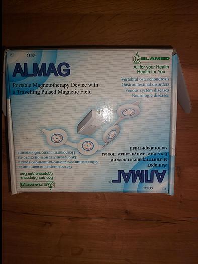 Used Almag-01 Portable Magnetotherapy Device with a Travelling Pulsed Magnetic field